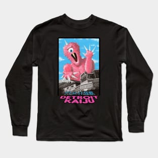 Mushiba at the State Fair! - Pete Coe's Detroit Kaiju series Long Sleeve T-Shirt